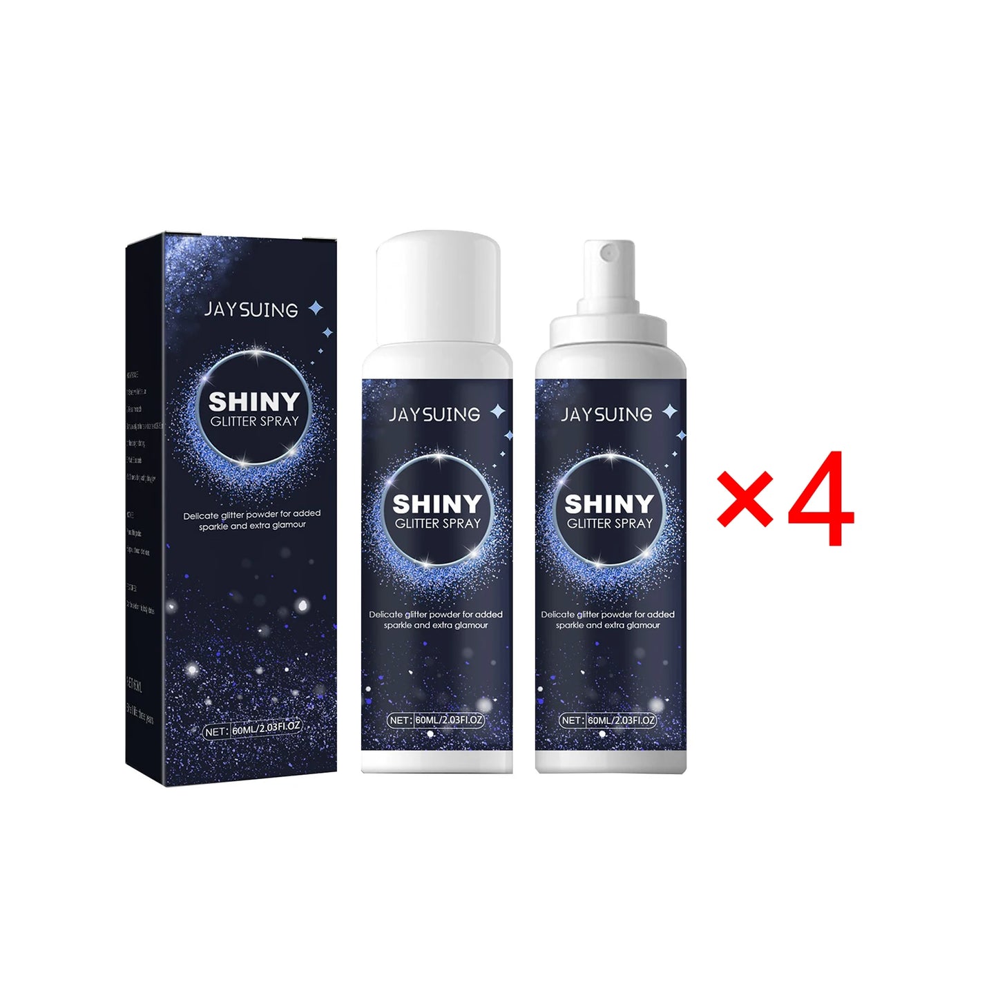 Brighten Shiny Glitter Spray Lasting Highlighter Face Body Glitter Powder Shimmer Halloween Party Nightclub Clothes Decoration