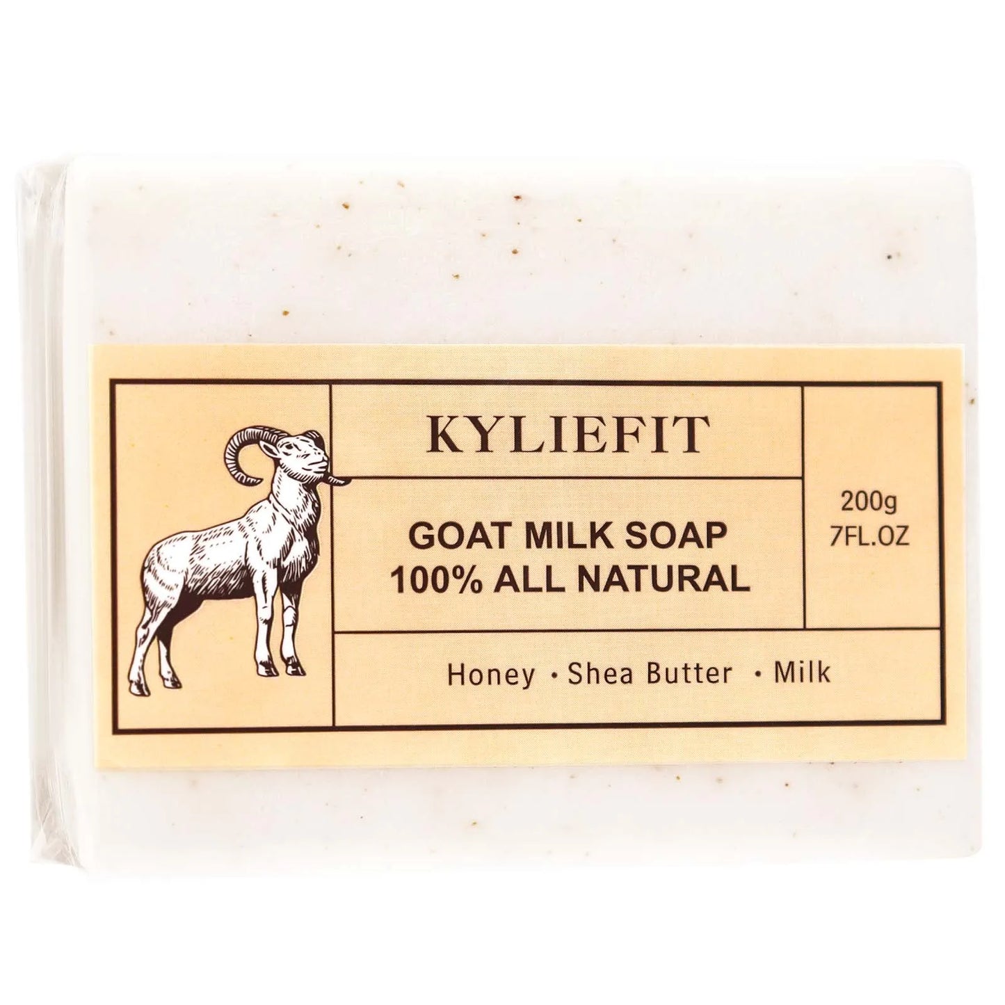 Organic Goat Milk Soap Bar, Natural, Whitening, Cleaning, Whiten, Nourishing, With Honey, Shea Butter, Milk, For All Skin Types