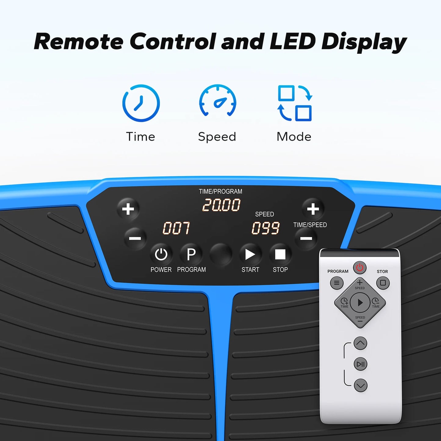 Merach EMS Vibration Plate Exercise Machine for Lymphatic Drainage Pain Relief Sleep Aid Fat Burning and Weight Loss