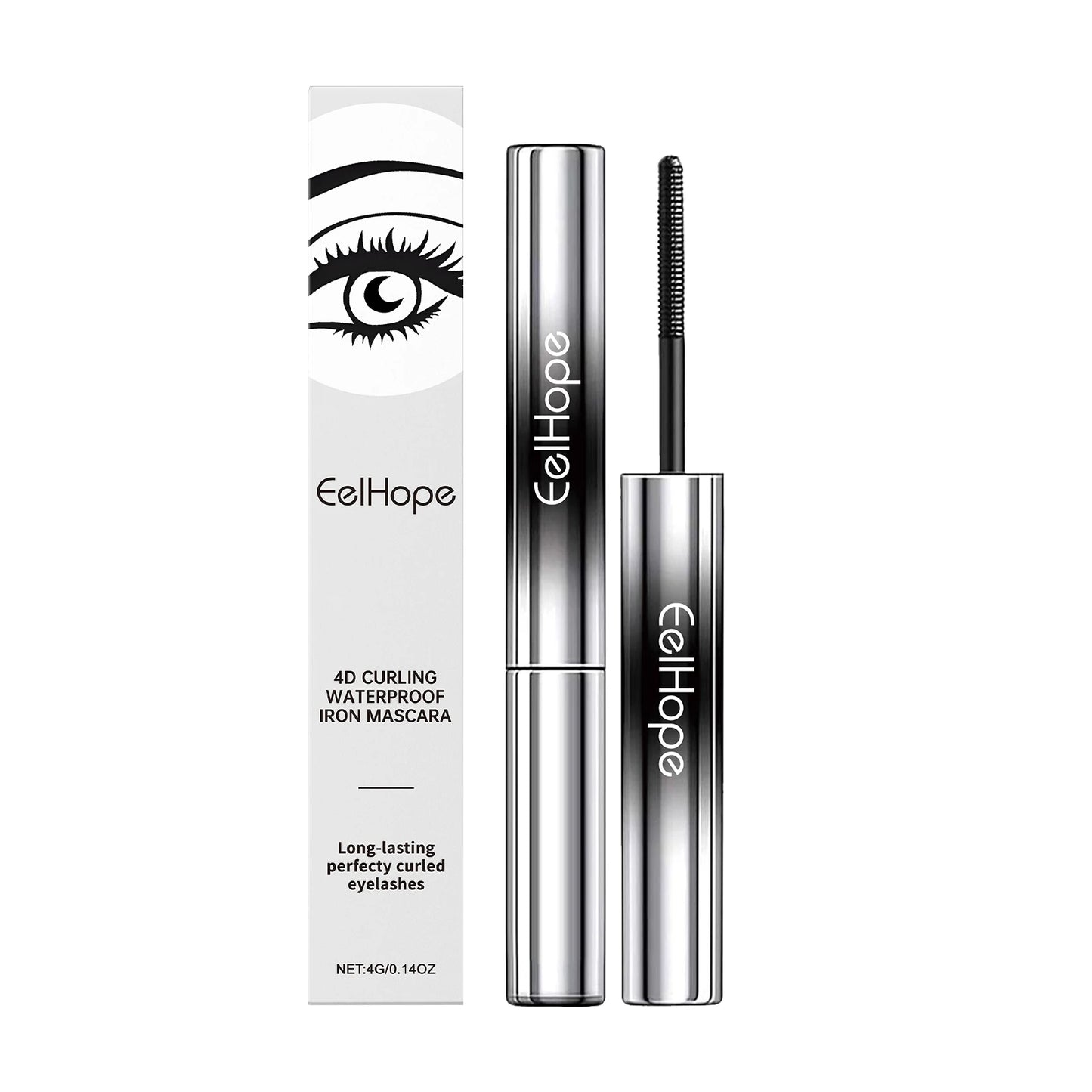 Eelhope 4g Eyelash Lengthening Mascara 4d Curly Thicken Eye Lash Long Lasting Makeup Waterproof Fast Dry Black Curling Mascara