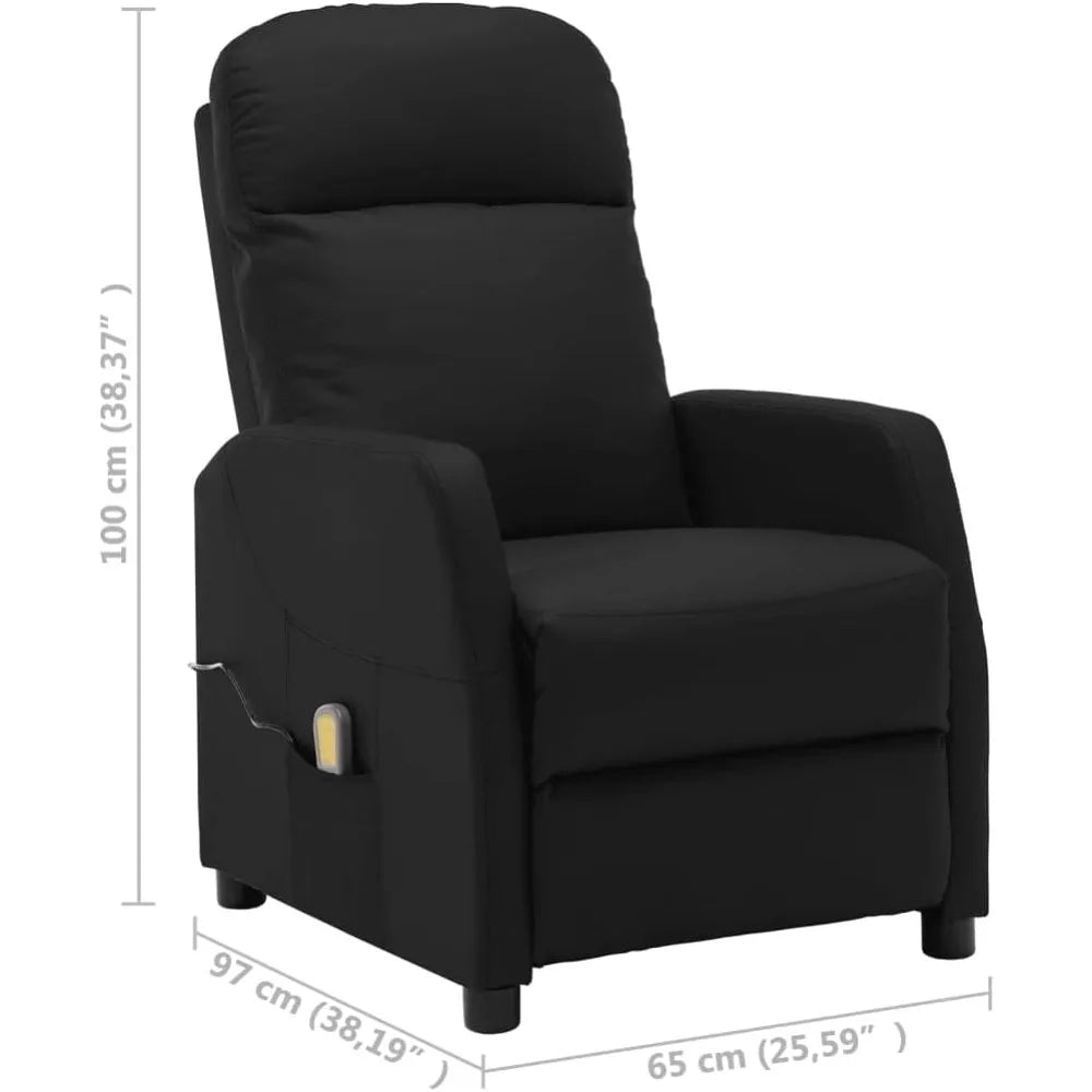 Massage Recliner, Living Room Chair, Home Theater Seat, Single Recliner Sofa Chair, Upholstered Seat, Living Room Armchair Massa