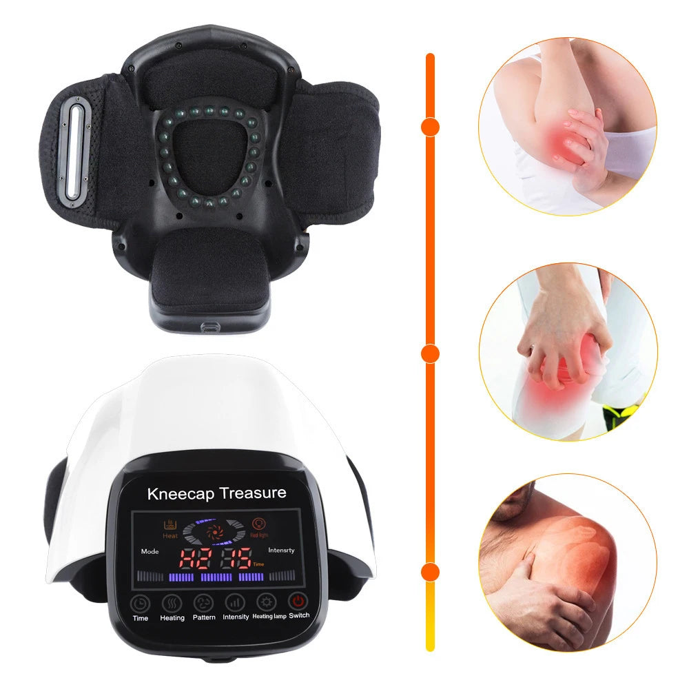 Portable Knee Massager with Vibration and Hot Compress Charging Design for Knee Health Care Ideal Gift for Elders and Friends