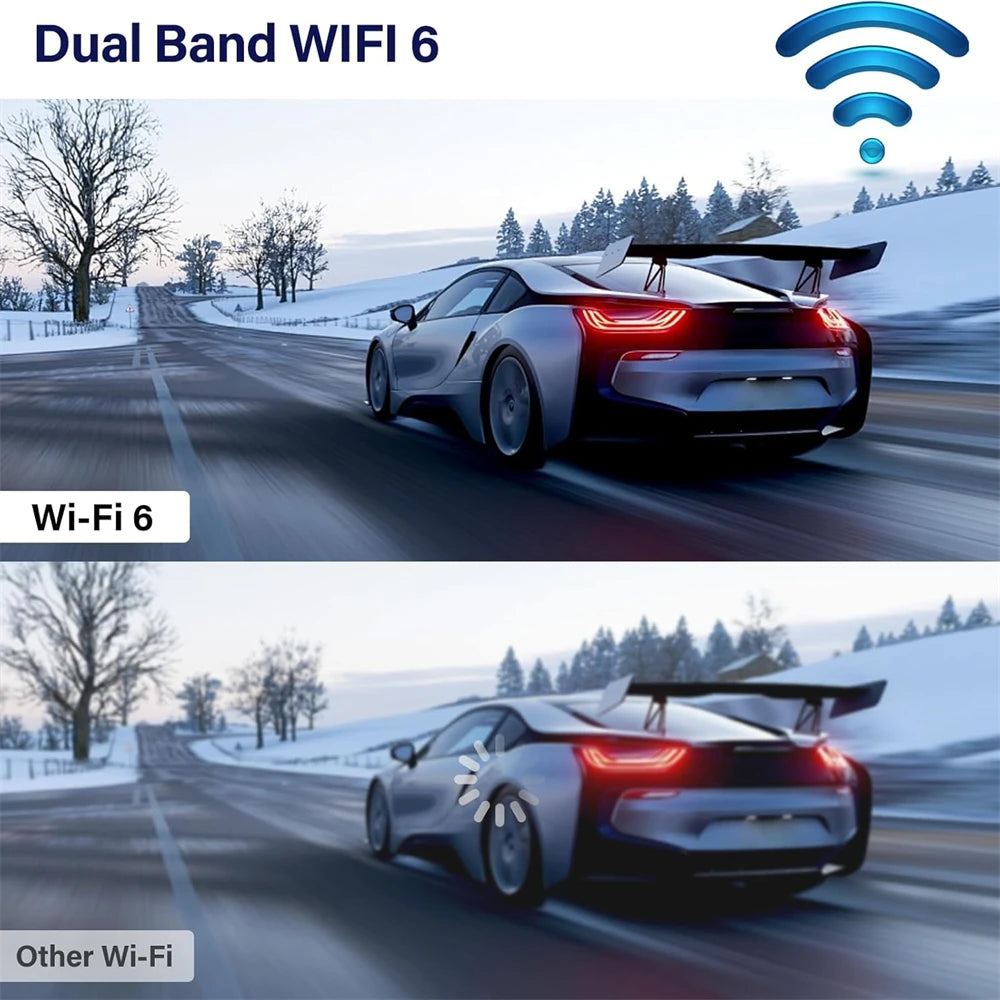 We2uSat K3 Pro 6K HDR Android Q (10.0) TV Box H.264/H.265 10bit Build in WiFi-6 2.4GHz/5GHz+BT 5.0,4GB+32GB STB Suit for the US