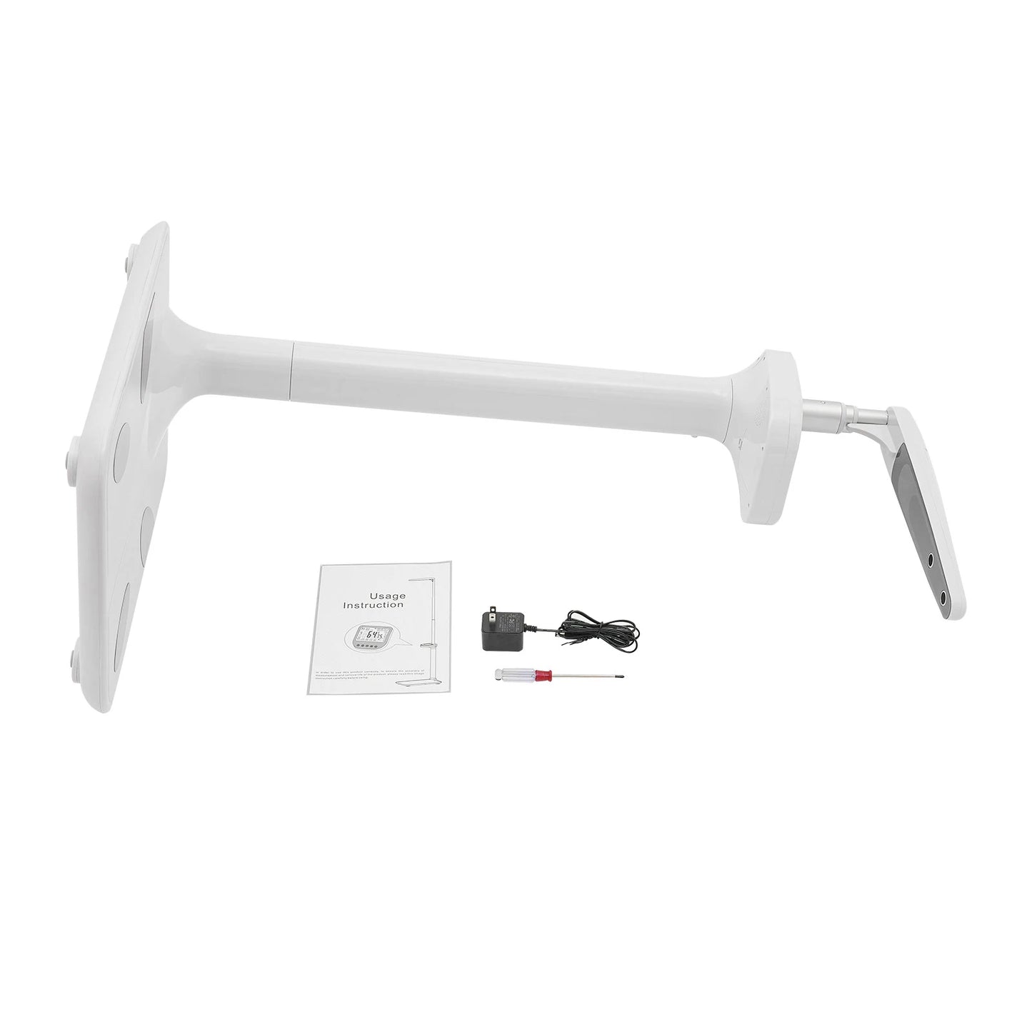 Body Weight Scale with Ultrasonic Technology, LCD Display for Weight, BMI, Body Fat, Muscle, Durable ABS and Aluminum Alloy