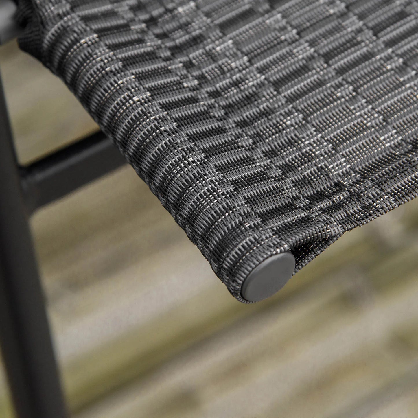 4Pc Outdoor Patio Dining Set Furniture,2 Folding Chairs, Table, Umbrella, Black