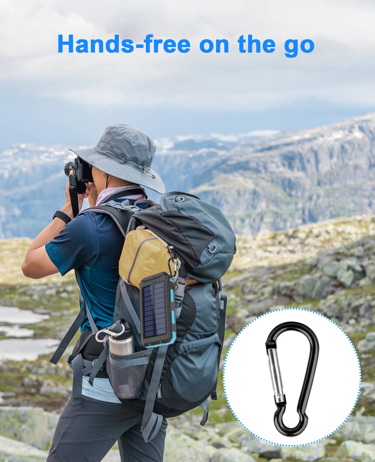 Waterproof Outdoor Solar Power Bank 38800mAh Dual USB Travel Outdoor Solar Mobile Phone Charger Solar Powerbanks For Camping