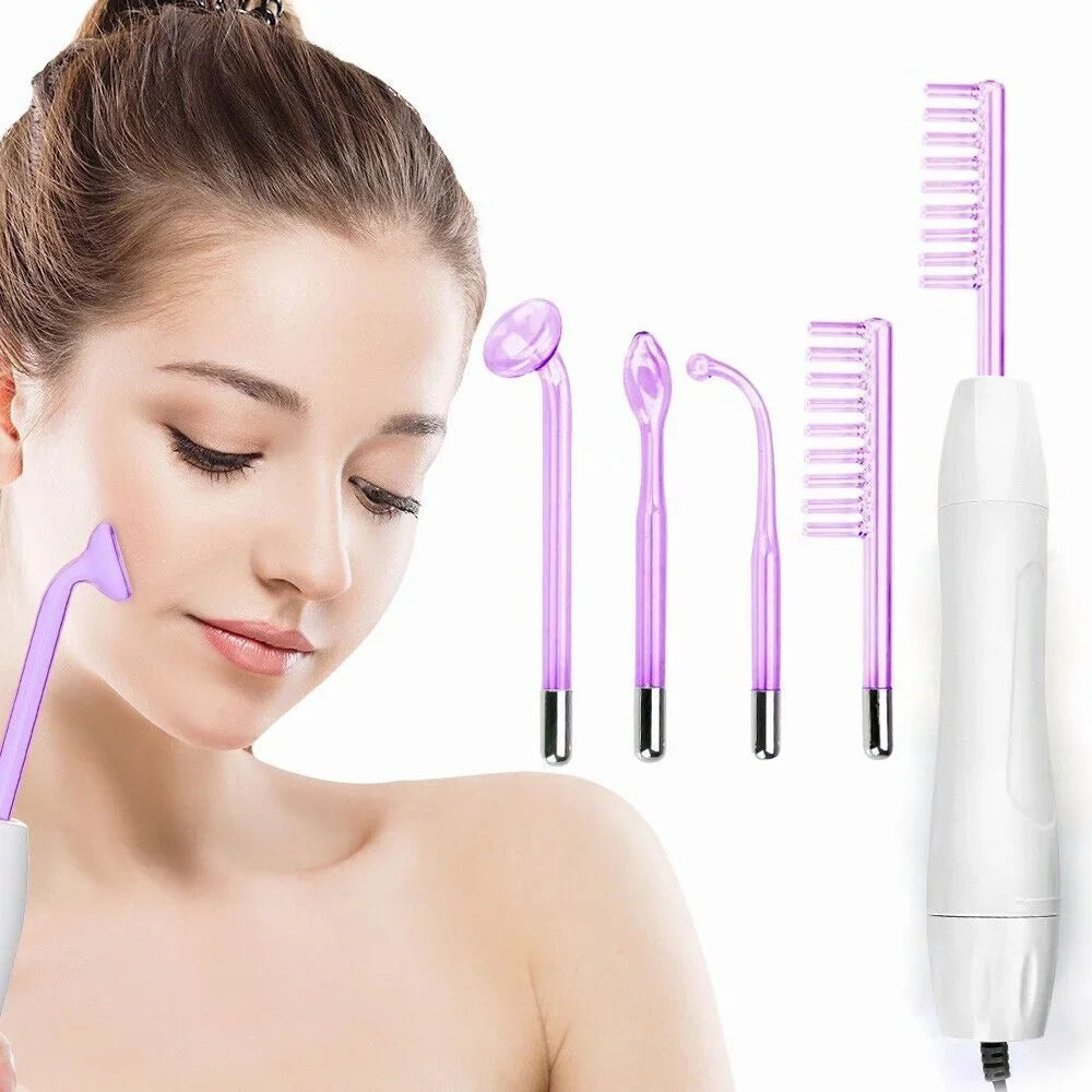 High Frequency Facial Machine Skin Spot Remover Portable Beauty Infrared Purple
