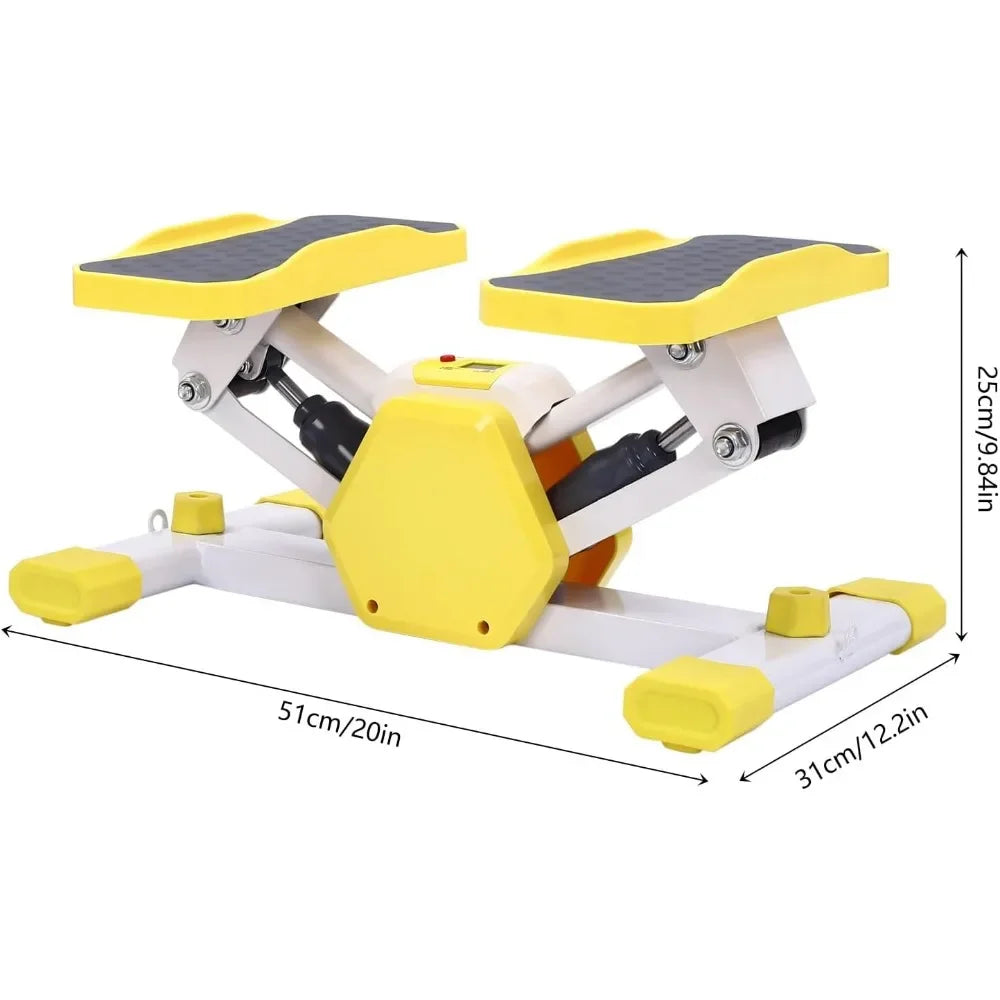 Mini-Steppers Mini Stair Stepper 330 Lb Capacity for Exercise Home Workout Equipment Digital Monitor for Exercise At Home
