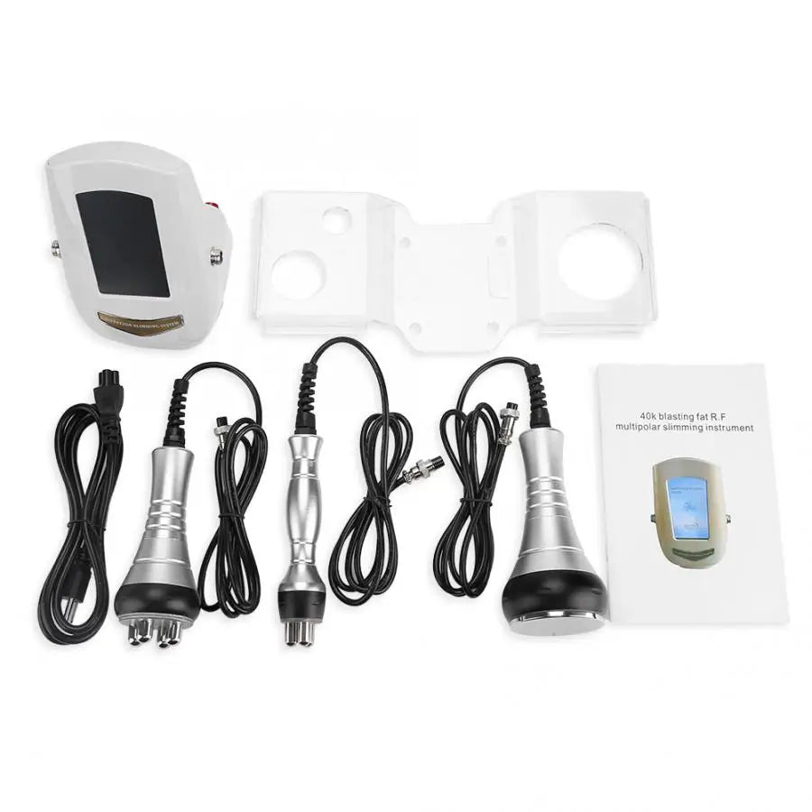 3 in 1 Tool 40K Cavitation Ultrasonic Body Slimming Machine Multi-Polar Frequency Anti-Wrinkle Rejuvenation Skin Lift Tighten
