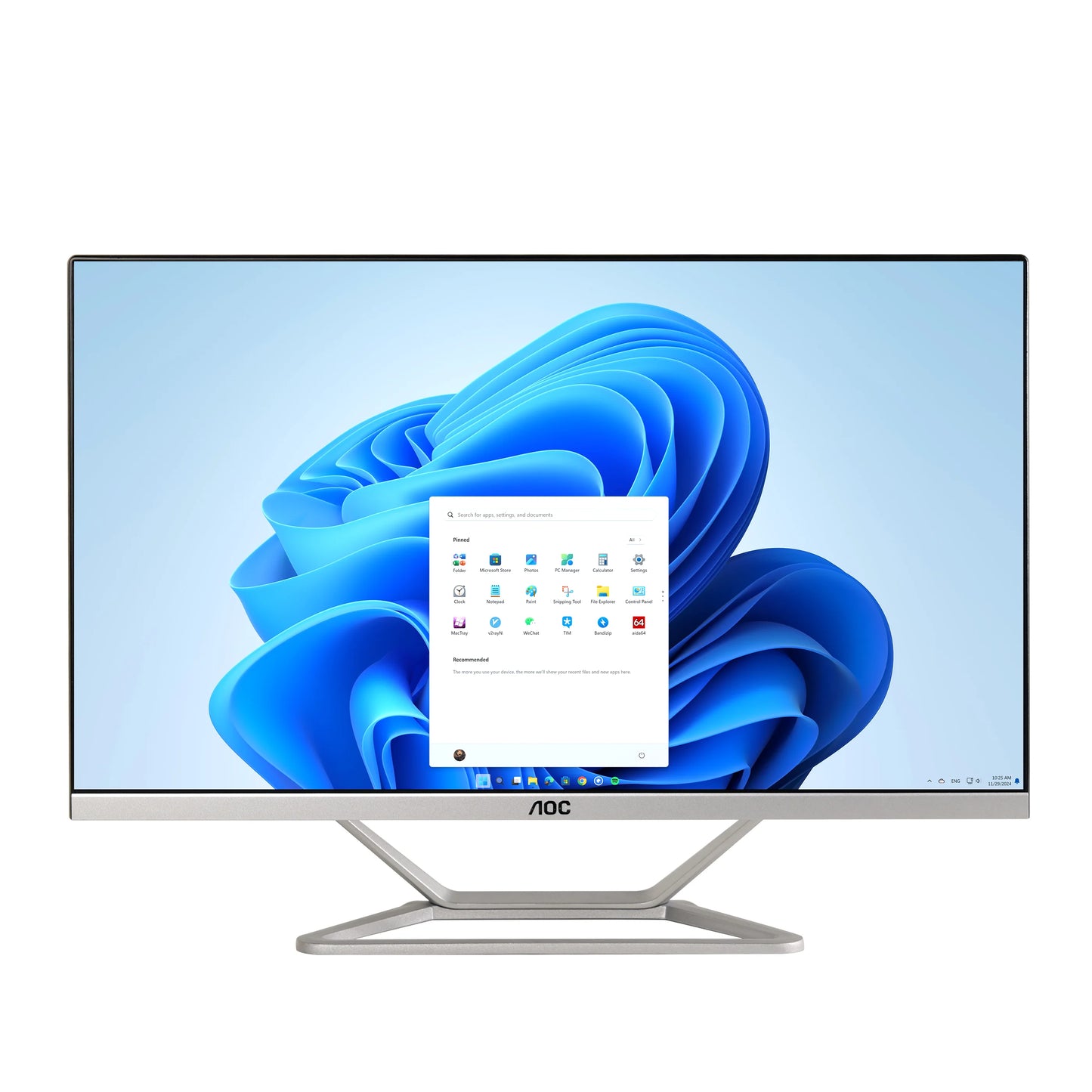 AOC All-in-One PC AMD R3 3250U Business Desktop 23.8" 512 GB SSD 16GB RAM Windows 11 Home Office Work Wireless Keyboard&Mouse