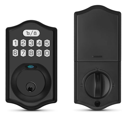 Fingerprint Door Lock Smart Deadbolt Lock Keyless Entry Door Lock Electronic Keypad Lock Easy to Install Ideal for Entry