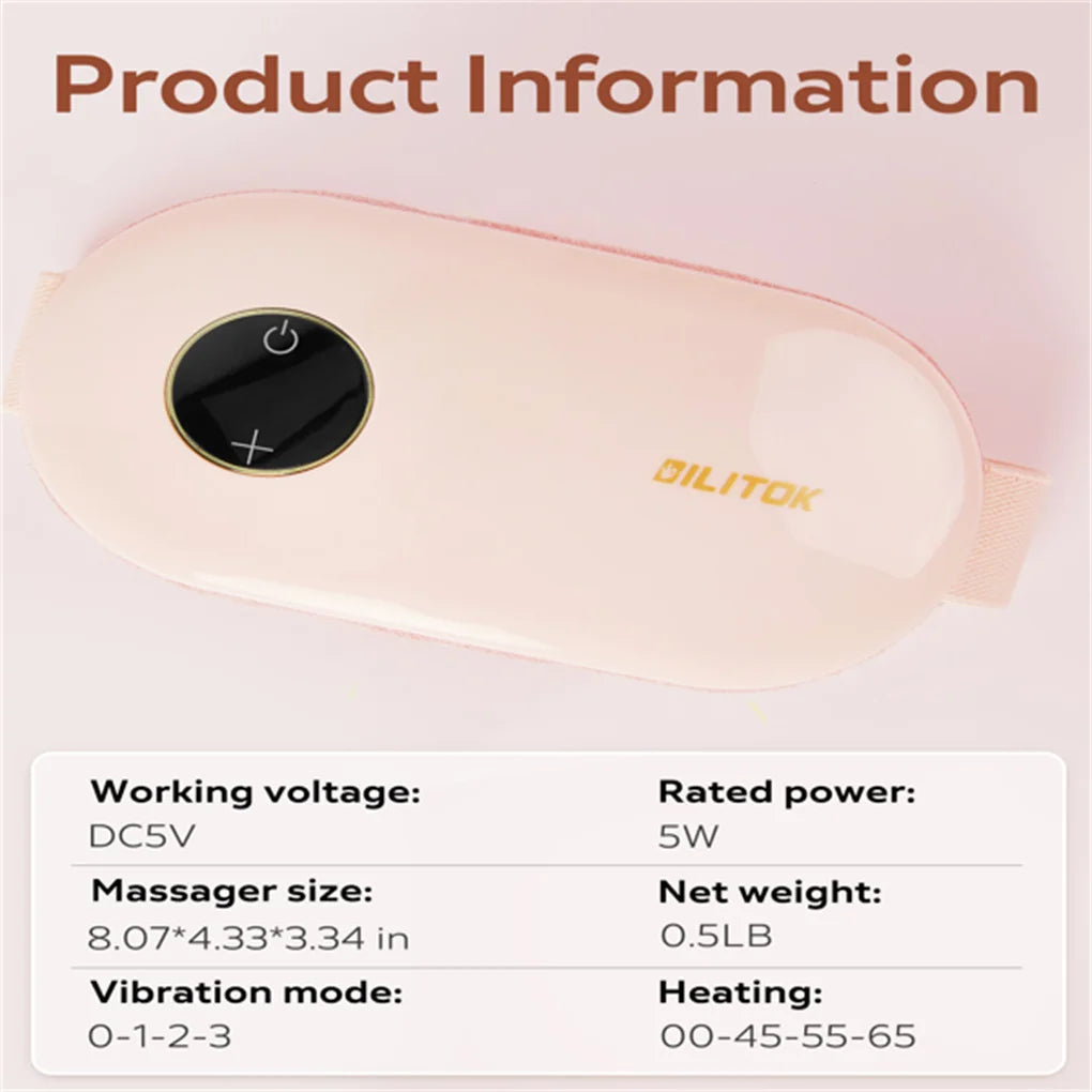 Portable Heating Pad, Heating Pad for Period Cramps, Fast Heating Pad，Wearable Heating Pads,Back or Tummy Heating Pad for Women