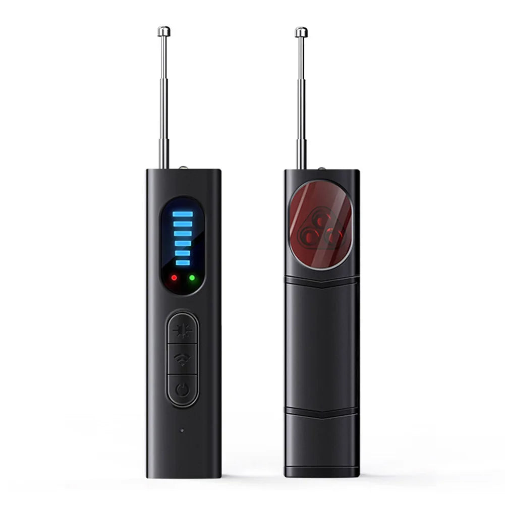 Wireless Bug Detectors 5 Levels Adjustable Sensitivity Camera Detectors 25H Working Time Electronic Sweeper for Travel