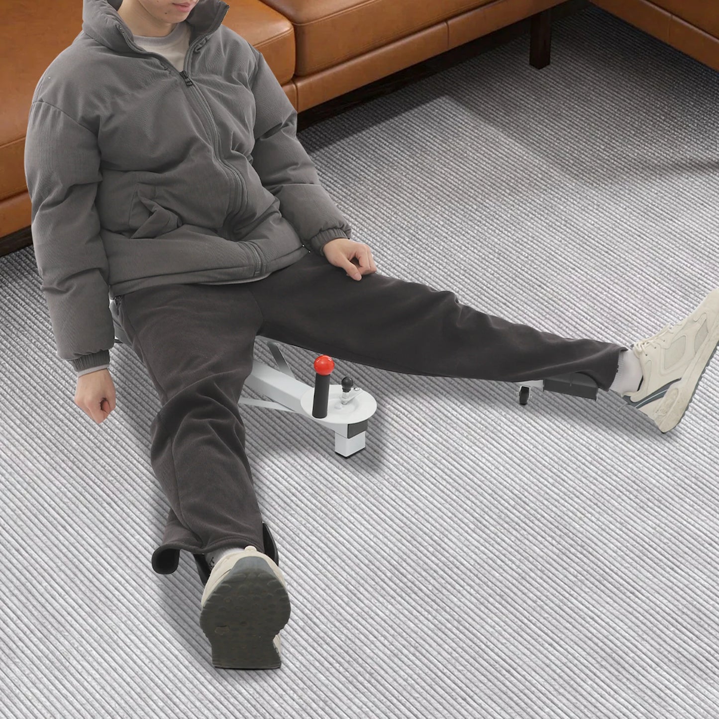 0-180° Leg Split Equipment 67-82cm Leg Stretcher Telescopic Adjustable Length Flexibility Stretching Equipment for Fitness Yoga