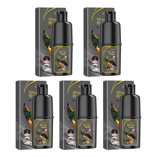 3-in-1 Hair Dyeing Shampoo Rapid Hair Dyeing Repair Dry Cleaning Nourishing Hair Roots Restoration Hair Coloring Black Shampoo