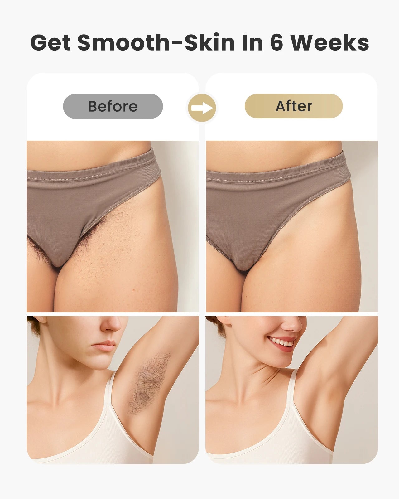 Laser Hair Removal IPL 0.8s Pulse Unlimted Flashes Painless Permanent Hair Remover for Women/Men Face/Bikini/Legs (Dual Voltage)