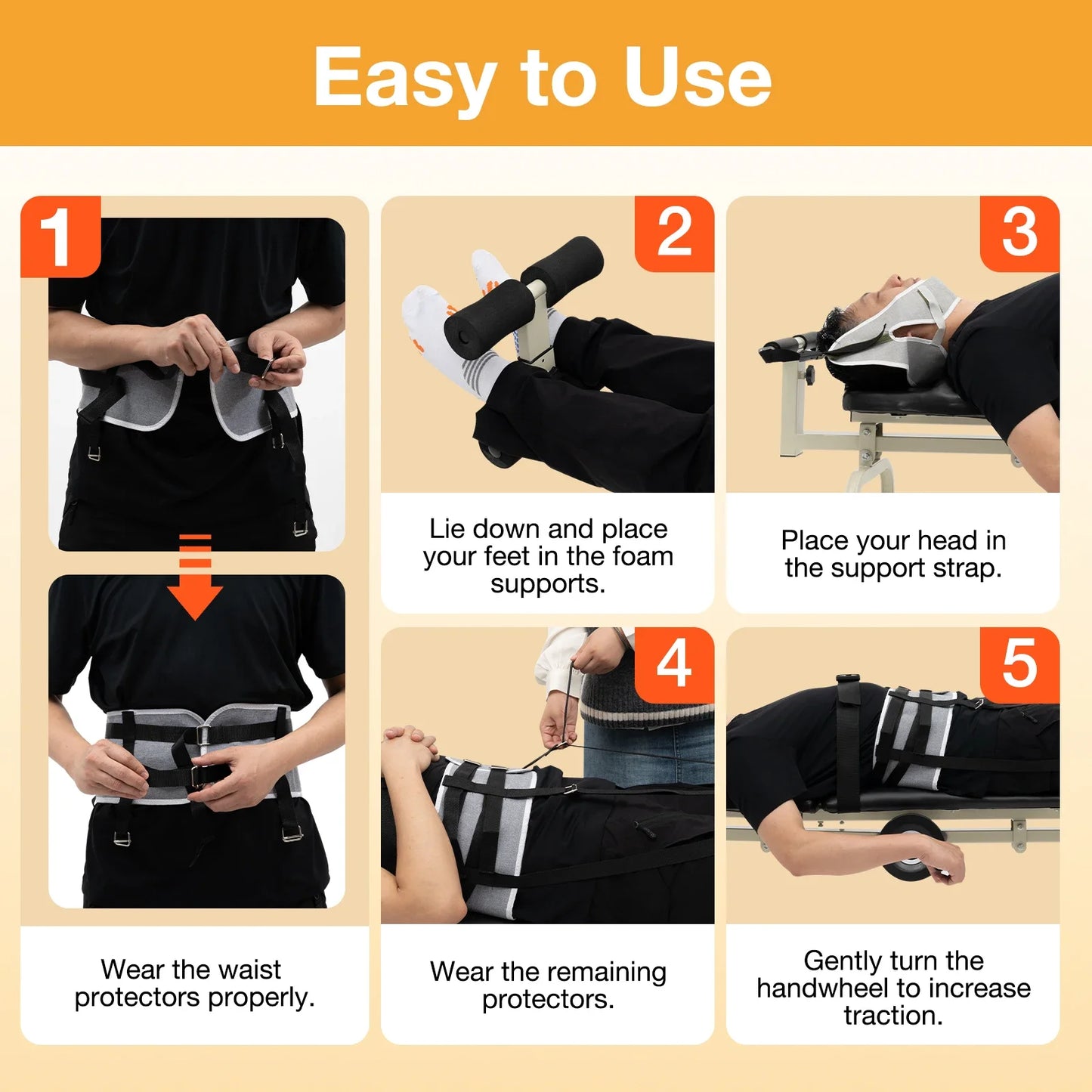 Multifunctional Body Stretcher – Health Guard for Cervical, Back Pain Relief, Adjustable Steel Frame, 120kg Capacity, Home Gym