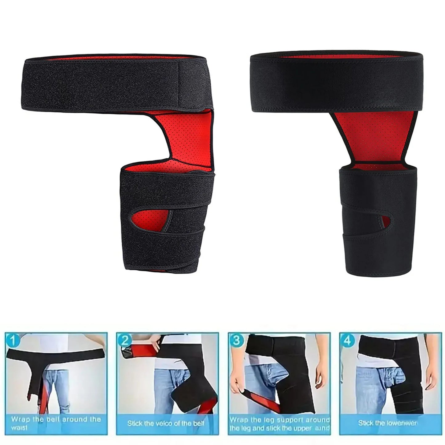 Strengthening & Stabilizing Hip Brace Adjustable Sciatica Pain Relief Brace Perfect For Exercises Lifting