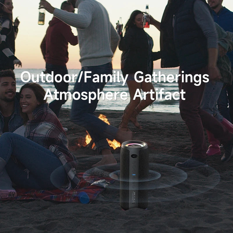 Zealot-S51Pro High-power Bluetooth Speaker 40W 3D Stereo Bass Bluetooth Speaker Portable IPX5 Waterproof Suitable TWS Boom Box