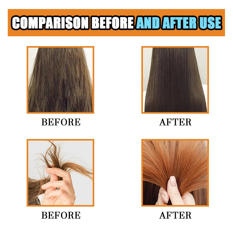 Keratin Protein Serum Repair Dry Damaged Heat Protectant Frizz Control Rose Water Spray for Moisturizes Locs n Twist Treatment