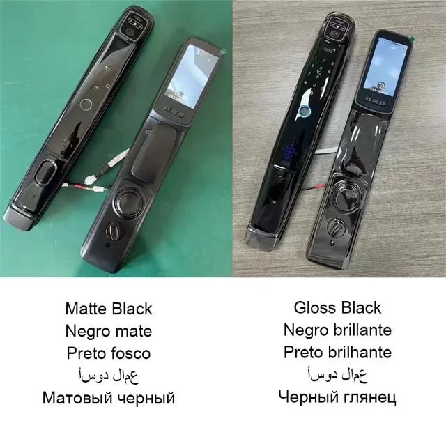 Wifi Tuya APP Face Recognition Smart Door Lock With Camera Video Call Voice Intercom Digital Door Lock Automatic Door Lock