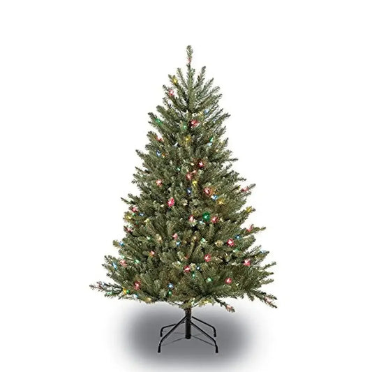 Pre-Lit Fraser Fir Christmas Tree 4.5FT with 250 UL Lights Easy Assembly & Sturdy Stand Festive Holiday Decor by 4th Gen