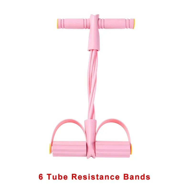 4-Level Resistance Band Tensioner with Non-Slip Handles - Home Fitness Equipment for Abdominal Muscle Training Yoga 2027